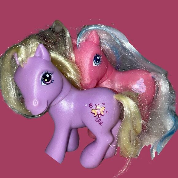 Lot of7 Hasbro G3 2002 My Little Pony Dibble Dabble Razzaroo Doseydotes - Picture 6 of 8